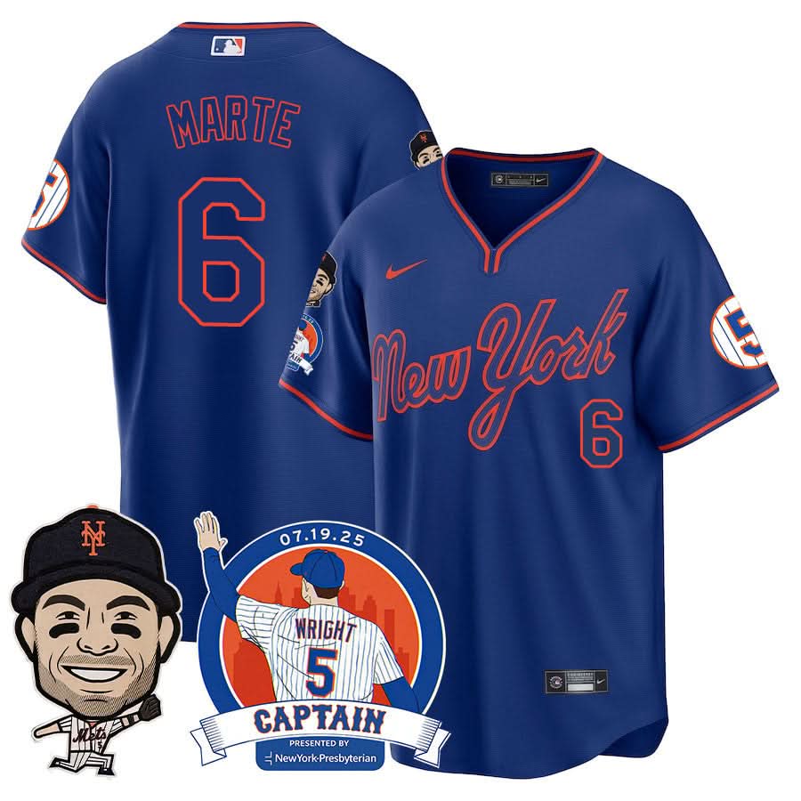 New York Mets David Wright "NYM Legend" Jersey V2 - Stitched