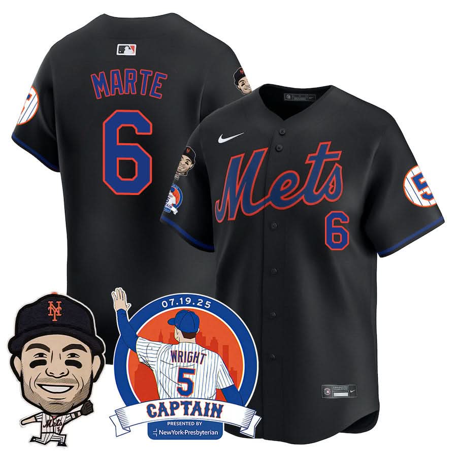 New York Mets David Wright "NYM Legend" Jersey V2 - Stitched