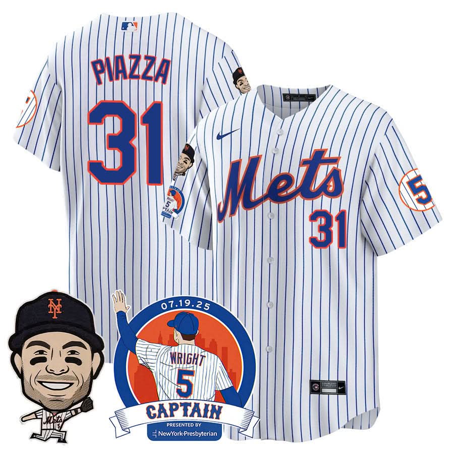 New York Mets David Wright "NYM Legend" Jersey V2 - Stitched