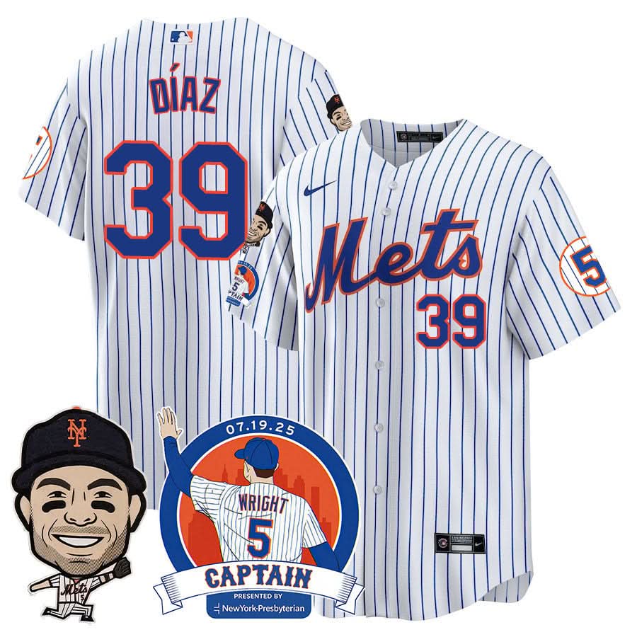New York Mets David Wright "NYM Legend" Jersey V2 - Stitched