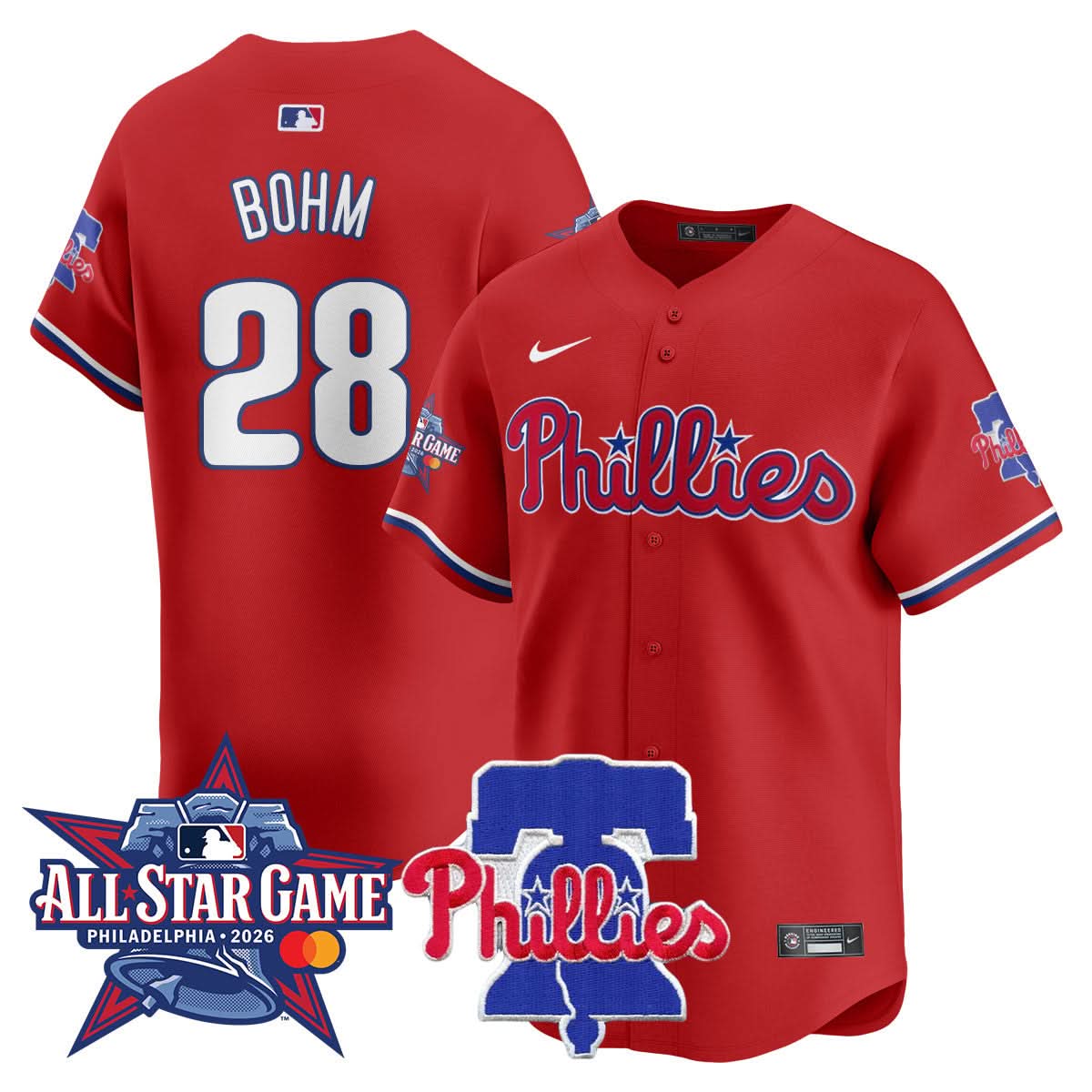 Philadelphia Phillies 2026 All-Star Jersey - Stitched