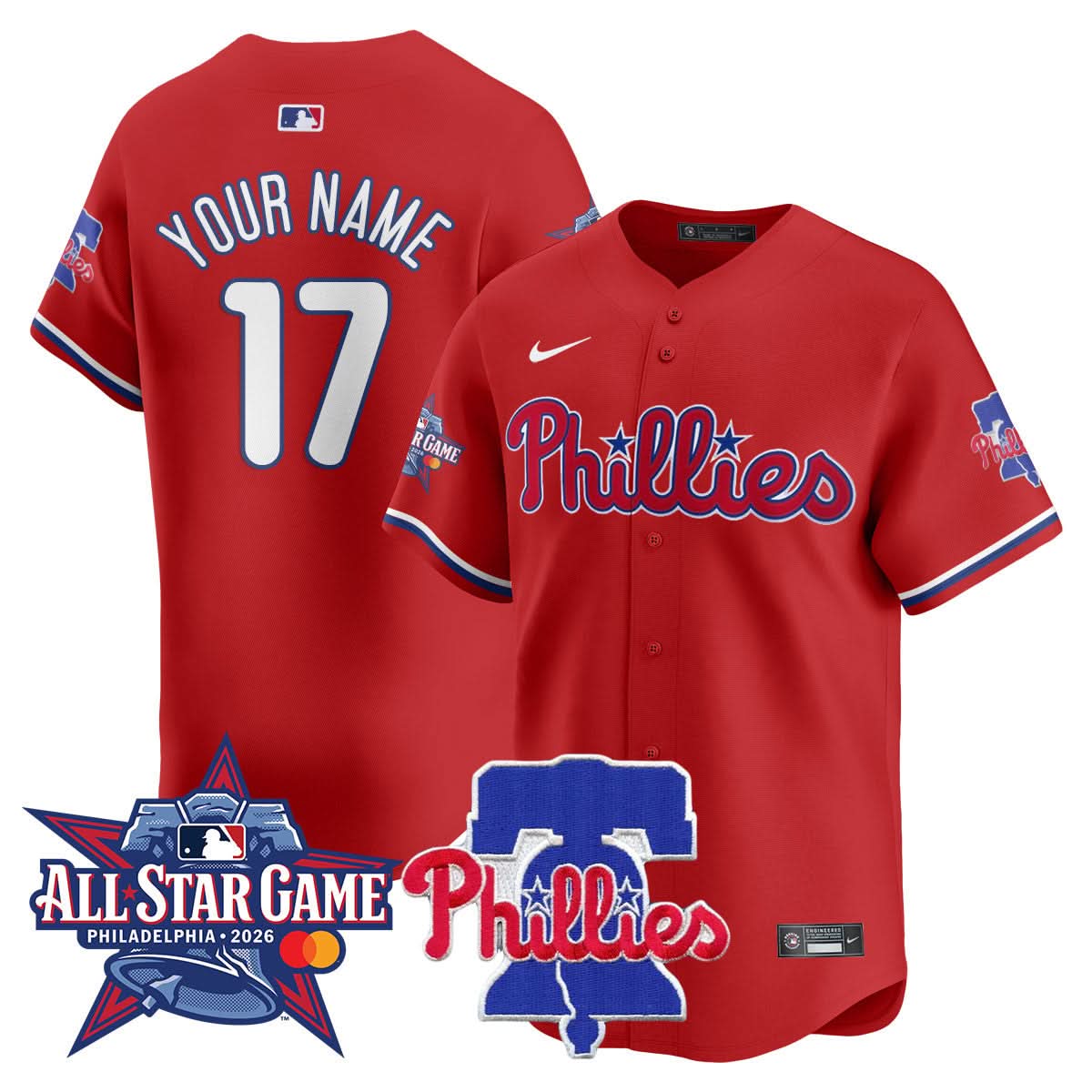 Philadelphia Phillies 2026 All-Star Jersey - Stitched