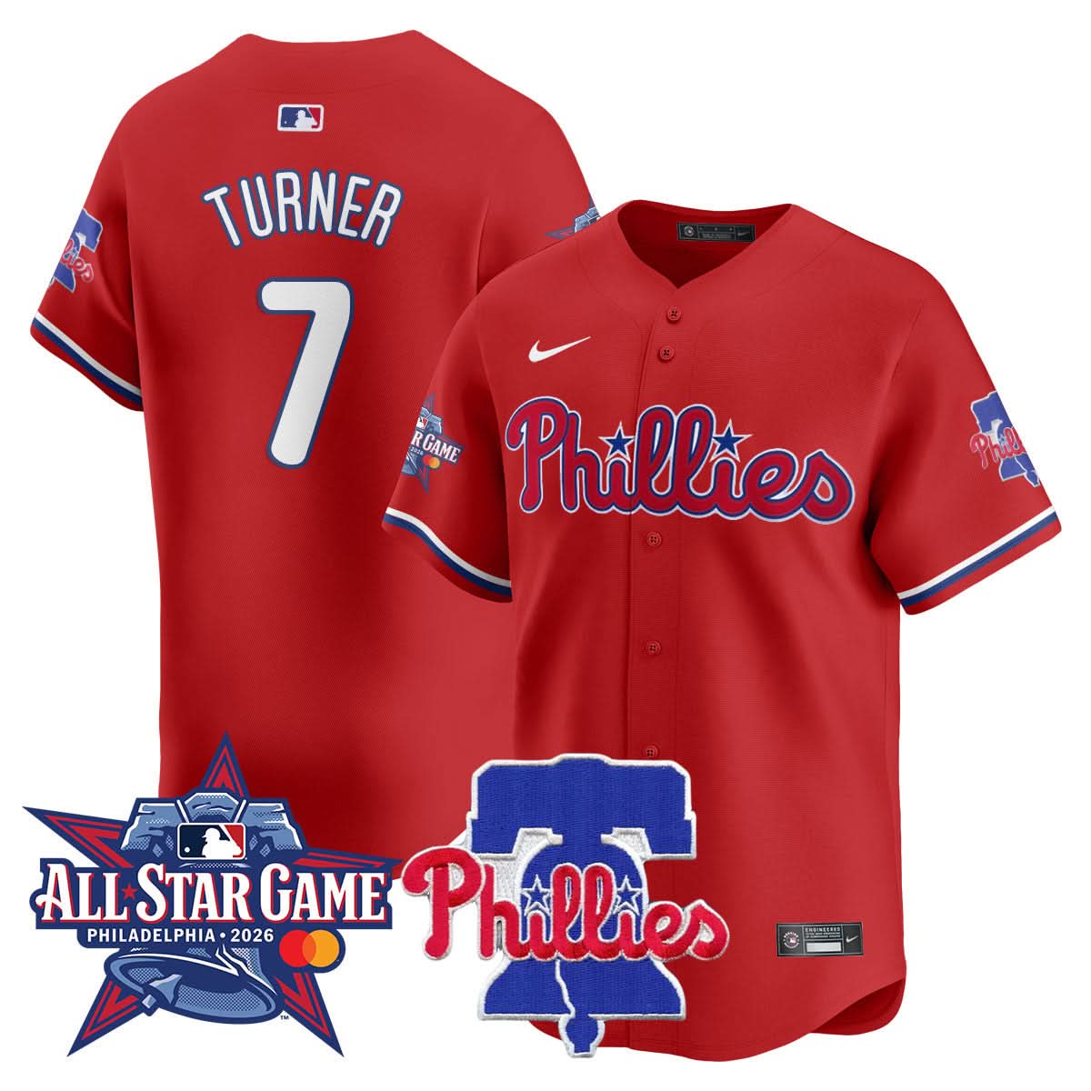 Philadelphia Phillies 2026 All-Star Jersey - Stitched