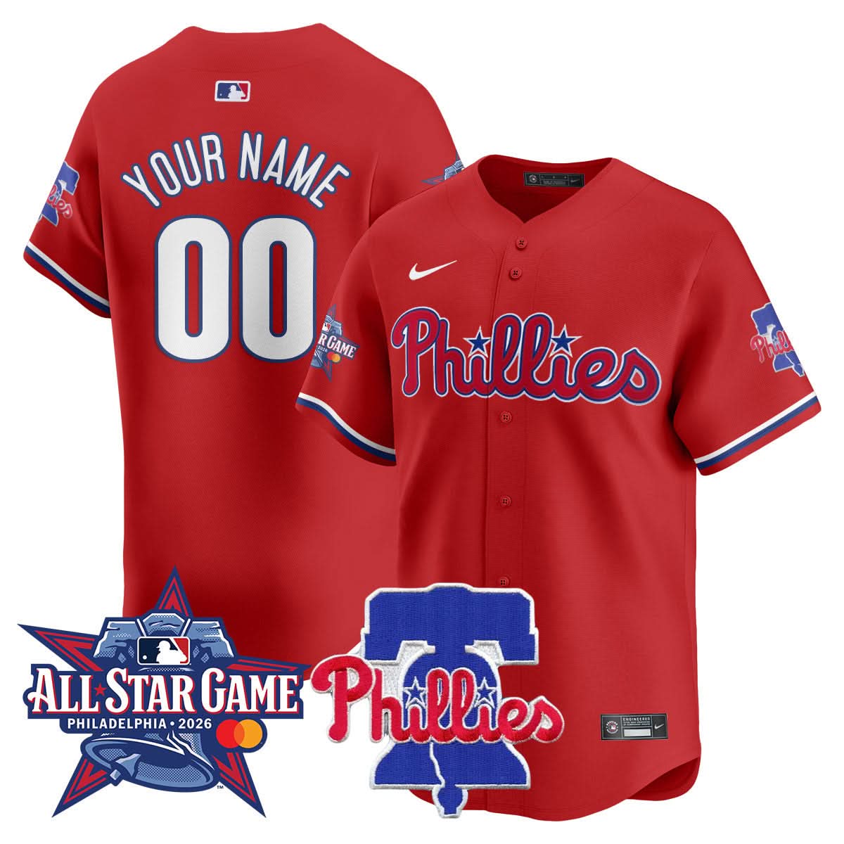 Philadelphia Phillies 2026 All-Star Jersey - Stitched