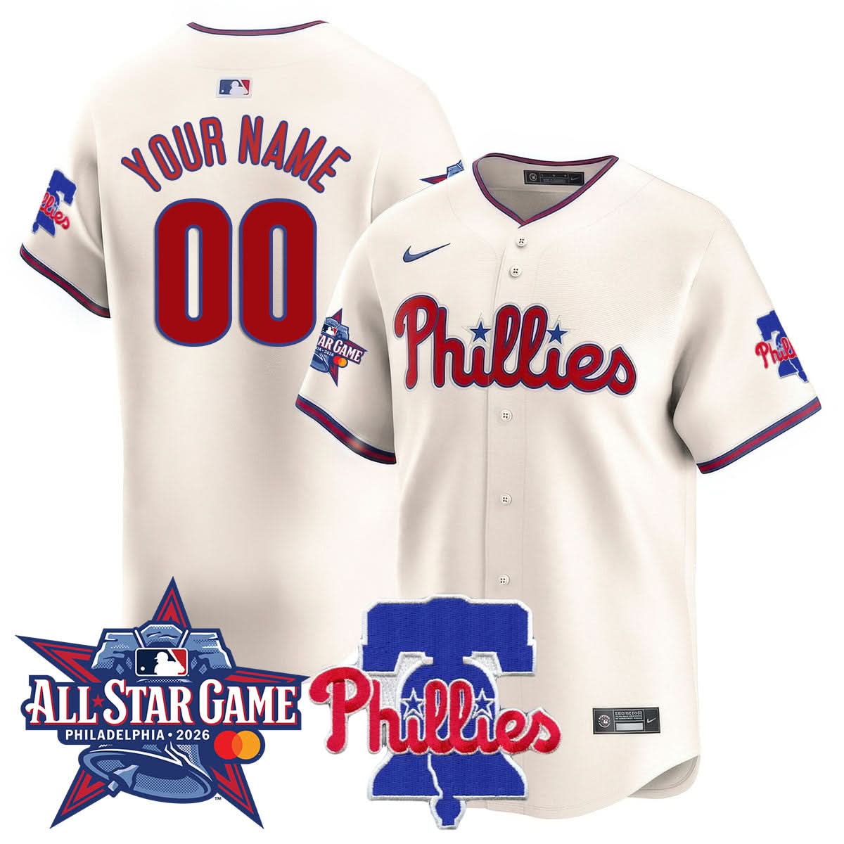 Philadelphia Phillies 2026 All-Star Custom Jersey - Stitched