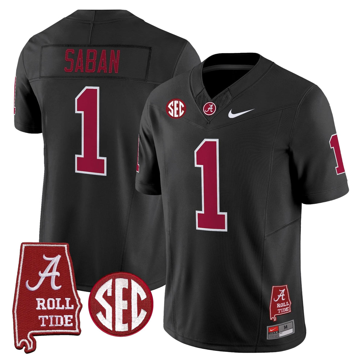 Alabama Crimson Tide Throwback Vapor Limited Jersey - Alabama Map