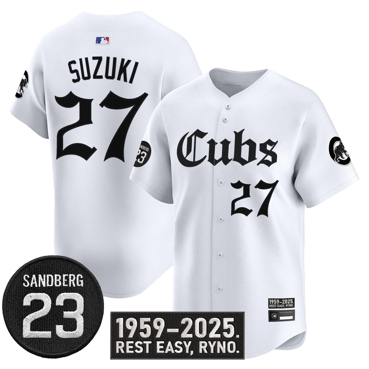 Chicago Cubs 'Ryne Sandberg Tribute' Vapor Premier Limited Jersey - Stitched