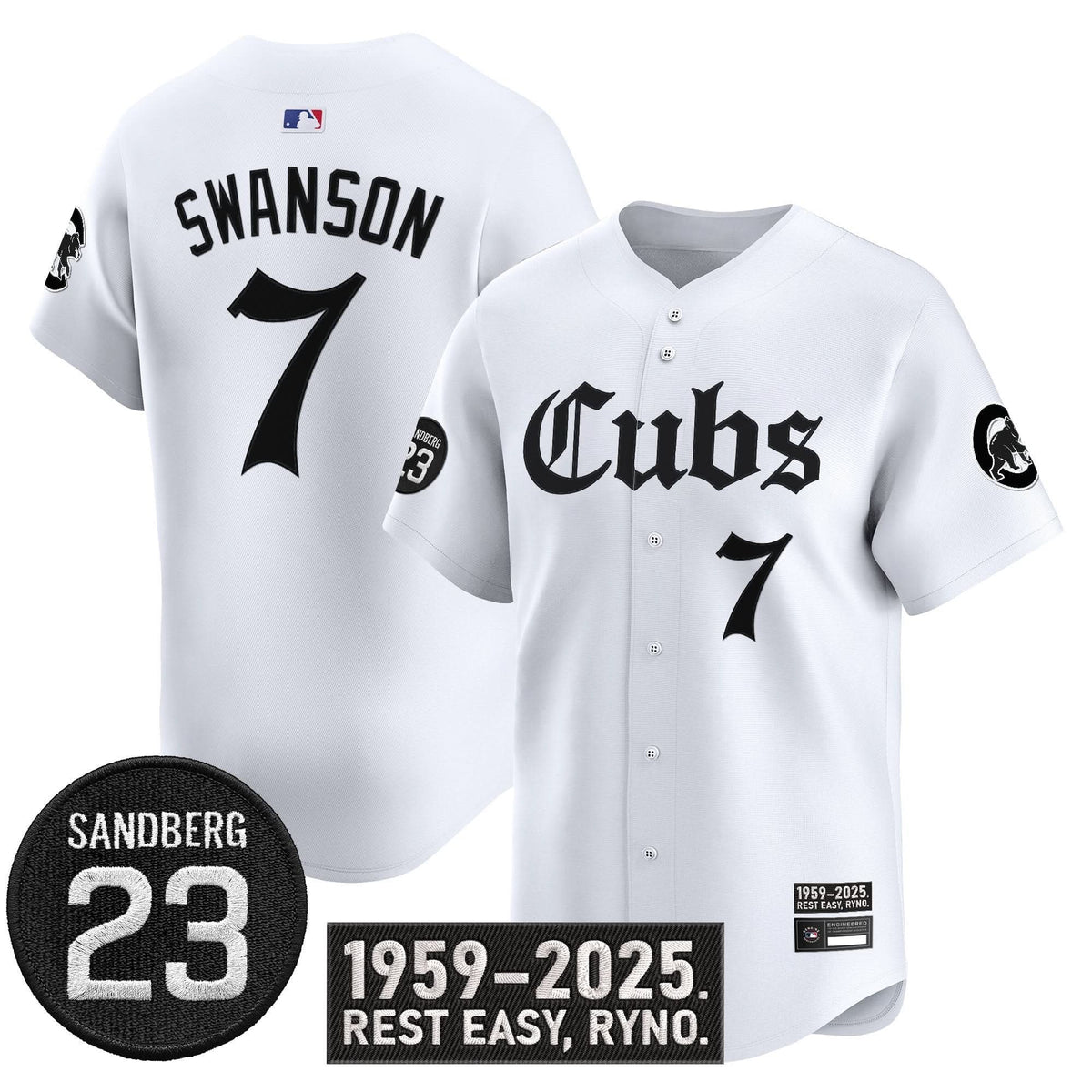 Chicago Cubs 'Ryne Sandberg Tribute' Vapor Premier Limited Jersey - Stitched