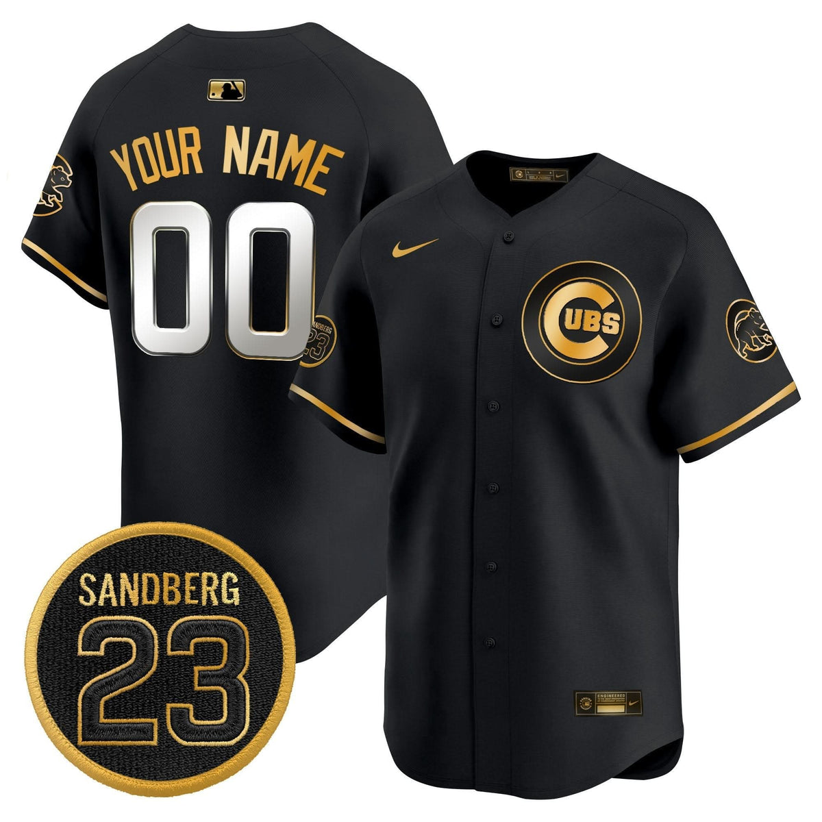 Chicago Cubs 'Ryne Sandberg Tribute' Vapor Premier Limited Custom Jersey V2