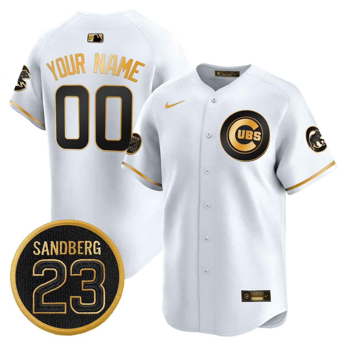 Chicago Cubs 'Ryne Sandberg Tribute' Vapor Premier Limited Custom Jersey V2