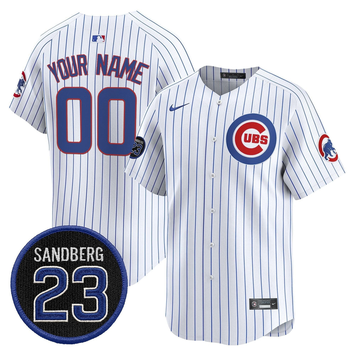 Chicago Cubs 'Ryne Sandberg Tribute' Vapor Premier Limited Custom Jersey V2