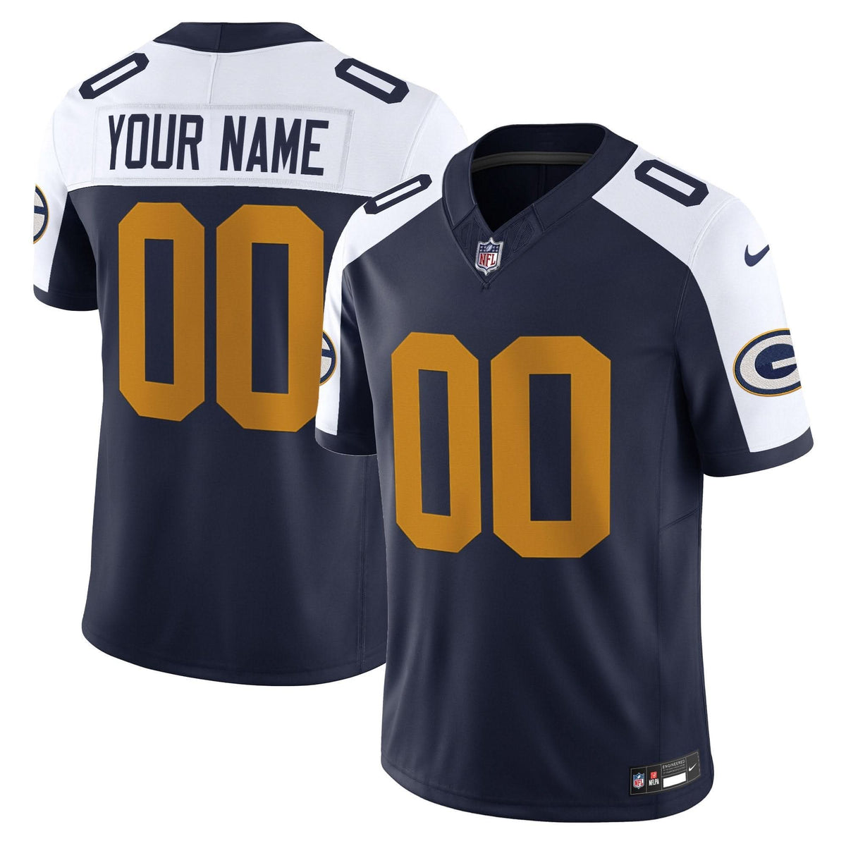 Green Bay Packers The 1923 Classic Vapor Limited Custom Jersey-Cuztomshoes