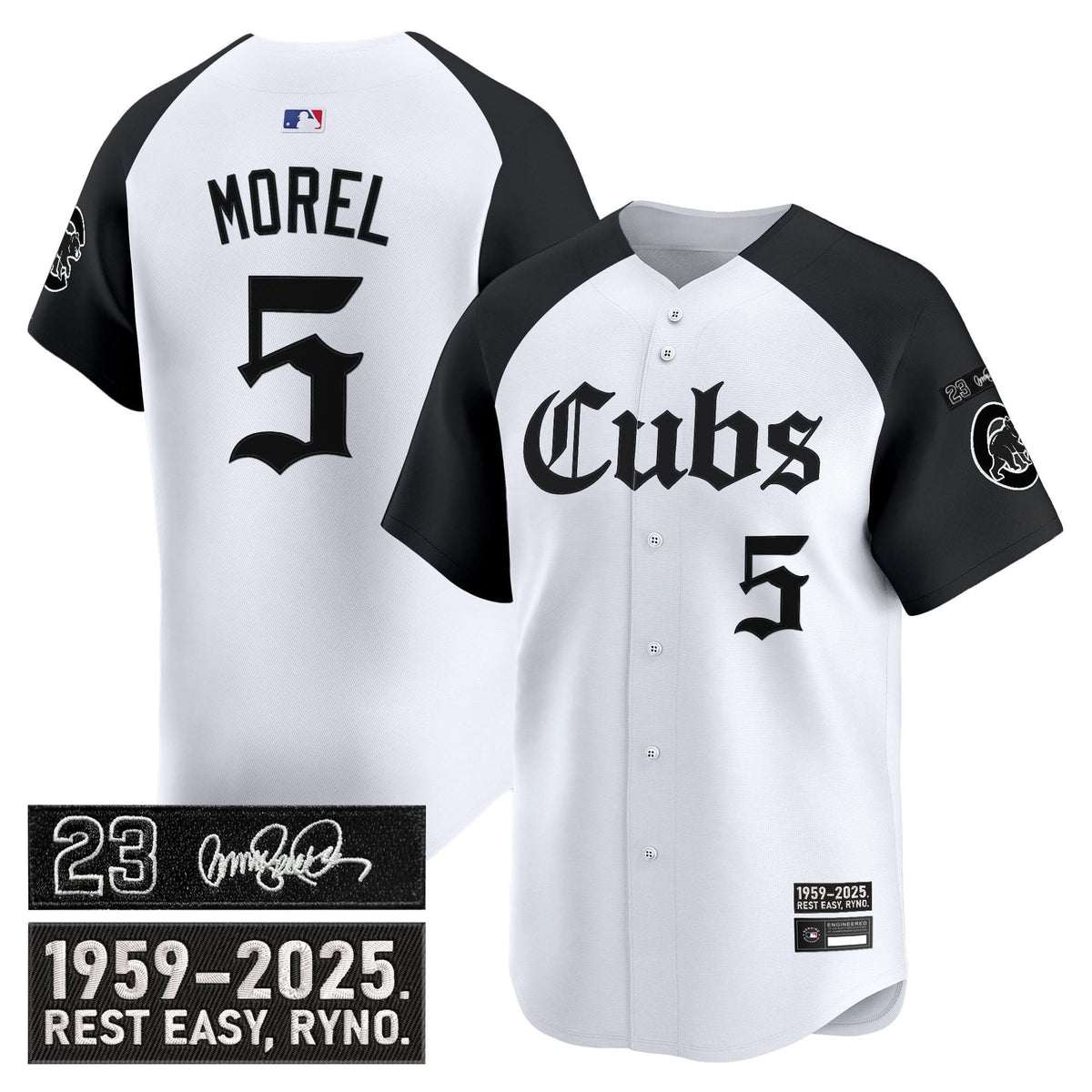 Chicago Cubs 'Ryne Sandberg Tribute' Vapor Premier Limited Jersey - Gothic Edition - Stitched