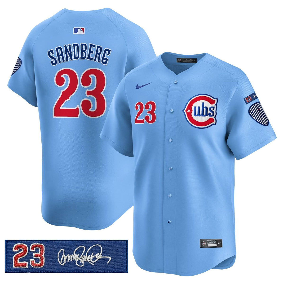 Chicago Cubs 'Ryne Sandberg Tribute' Vapor Premier Limited Jersey V3 - Stitched