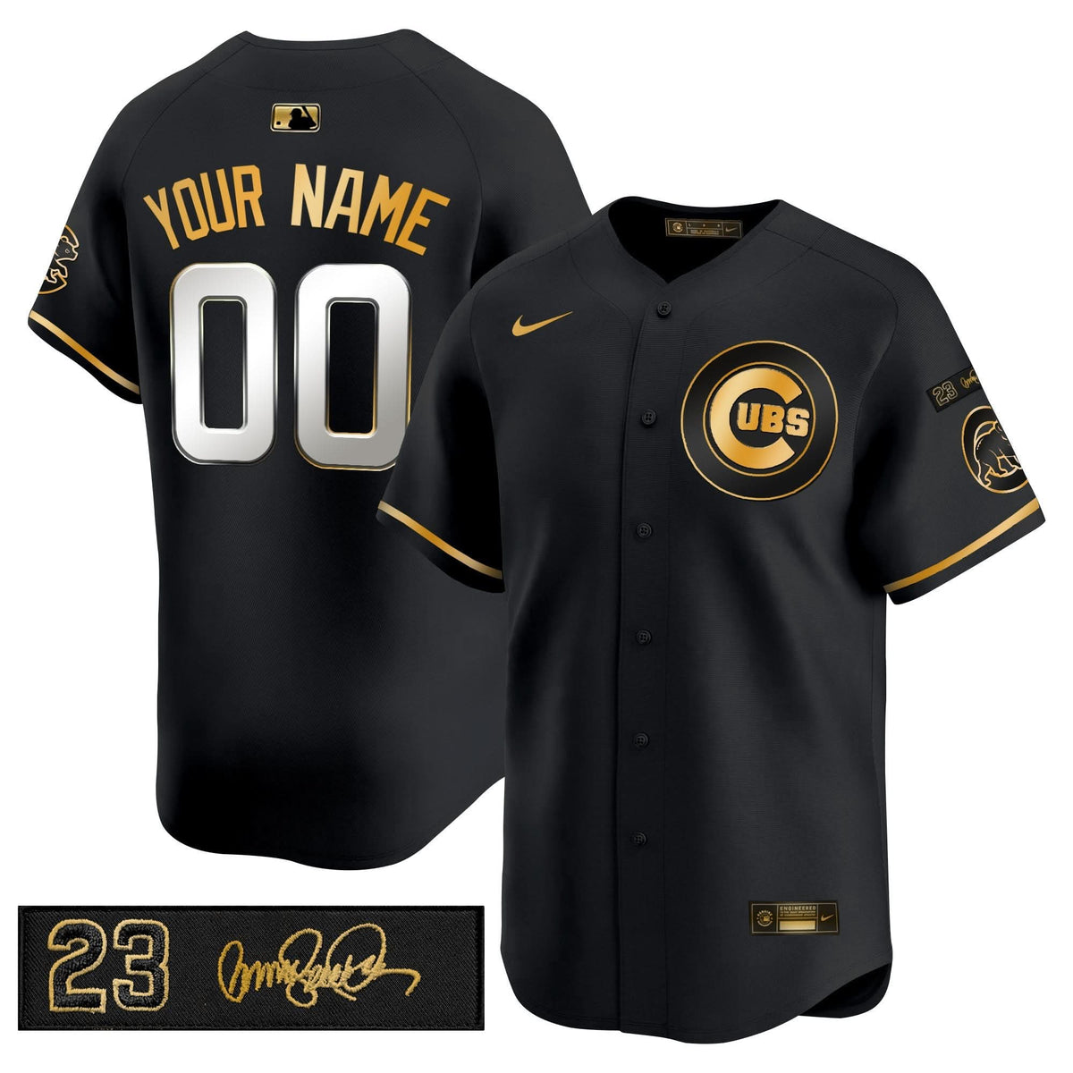 Chicago Cubs 'Ryne Sandberg Tribute' Vapor Premier Limited Custom Jersey V3 - Stitched