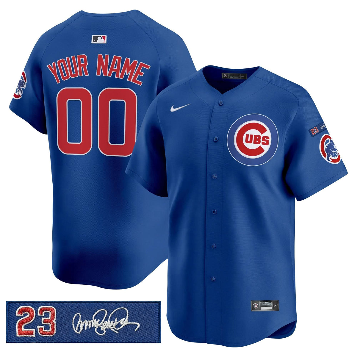 Chicago Cubs 'Ryne Sandberg Tribute' Vapor Premier Limited Custom Jersey V3 - Stitched