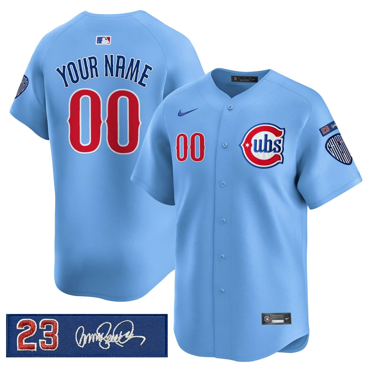 Chicago Cubs 'Ryne Sandberg Tribute' Vapor Premier Limited Custom Jersey V3 - Stitched