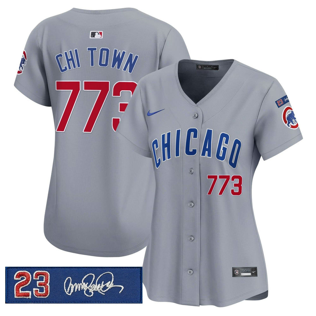 Women's CC 'Ryne Sandberg Tribute' Vapor Premier Limited Jersey V3 - Stitched-Cuztomshoes