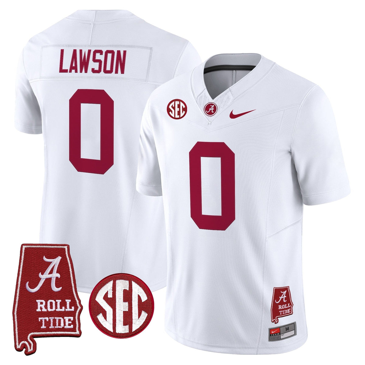 Alabama Crimson Tide 2026 Vapor Limited Jersey - Alabama Map - Stitched