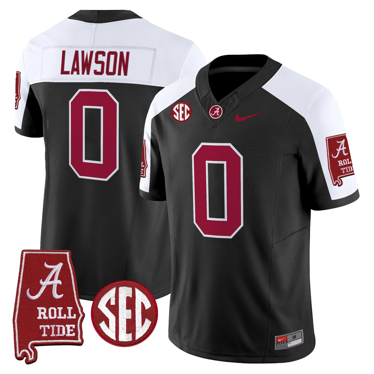 Alabama Crimson Tide 2026 Vapor Limited Jersey - Alabama Map - Stitched