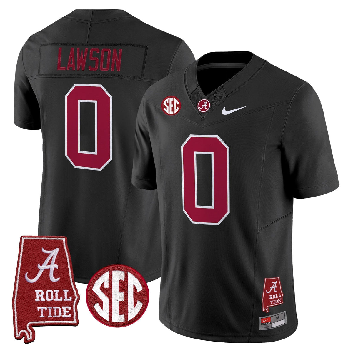 Alabama Crimson Tide 2026 Vapor Limited Jersey - Alabama Map - Stitched