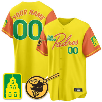 San Diego Padres City Connect City Concept Custom Jersey - Stitched