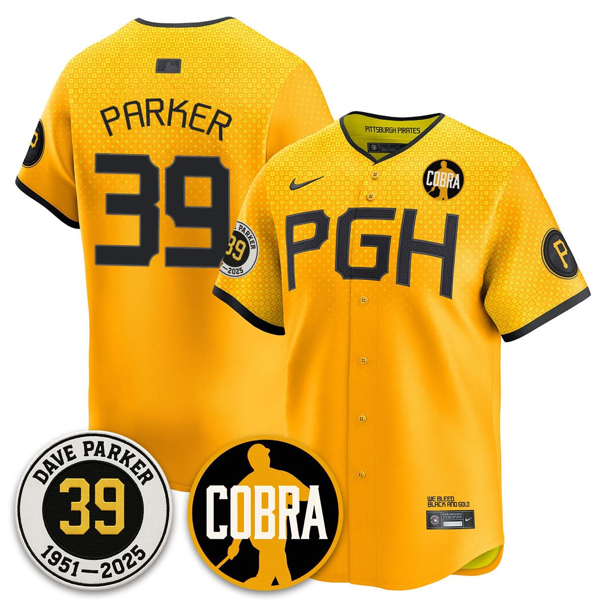 Philadelphia Phillies Memories Dave Parker Jersey- COBRA Patch - Stitched