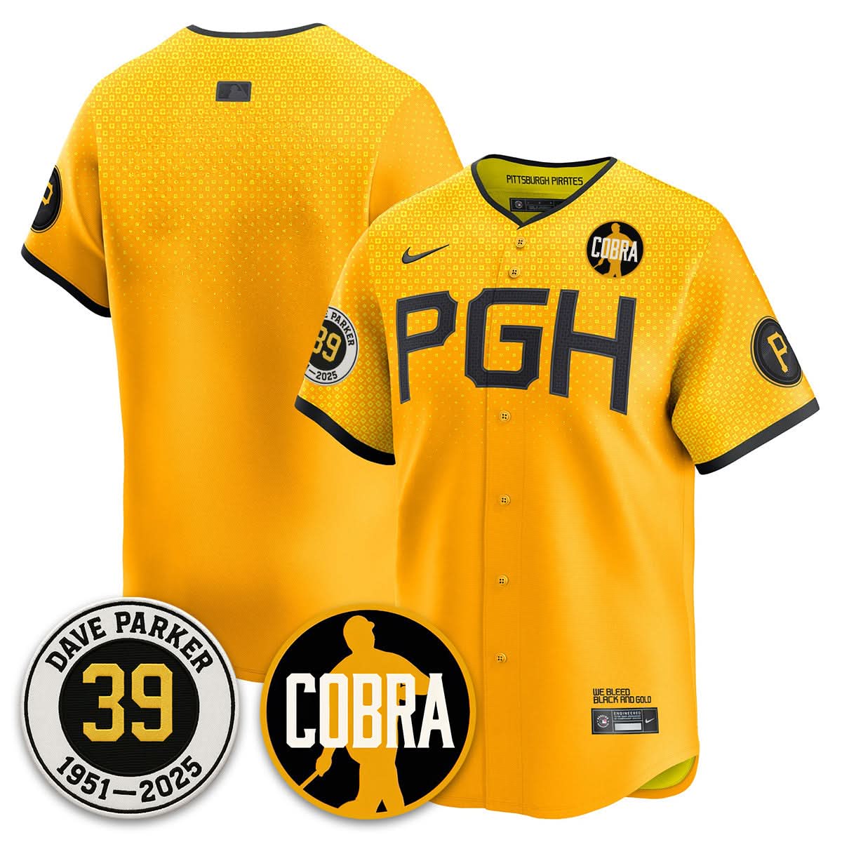 Philadelphia Phillies Memories Dave Parker Jersey- COBRA Patch - Stitched
