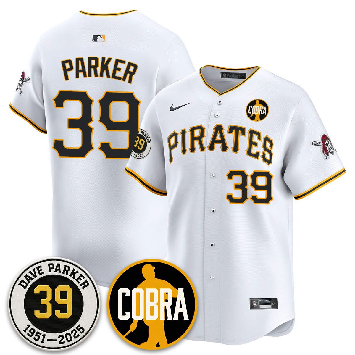 Philadelphia Phillies Memories Dave Parker Jersey- COBRA Patch - Stitched