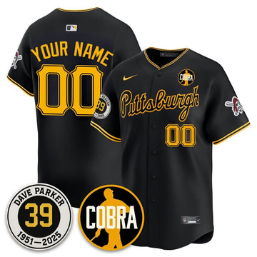 Custom PP Memories Dave Parker Jersey- COBRA Patch - Stitched
