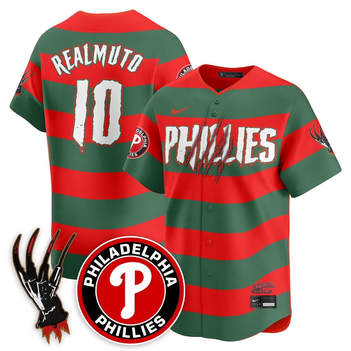 Philadelphia Phillies "A Nightmare on Elm Street" Jersey - Stitched