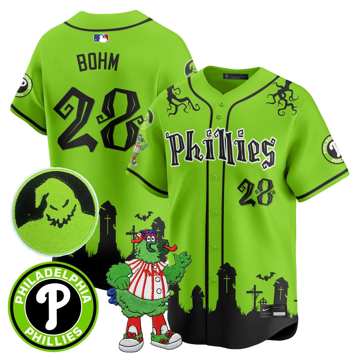 Philadelphia Phillies Oogie Boogie & Phanatic Premier Limited Jersey - Stitched