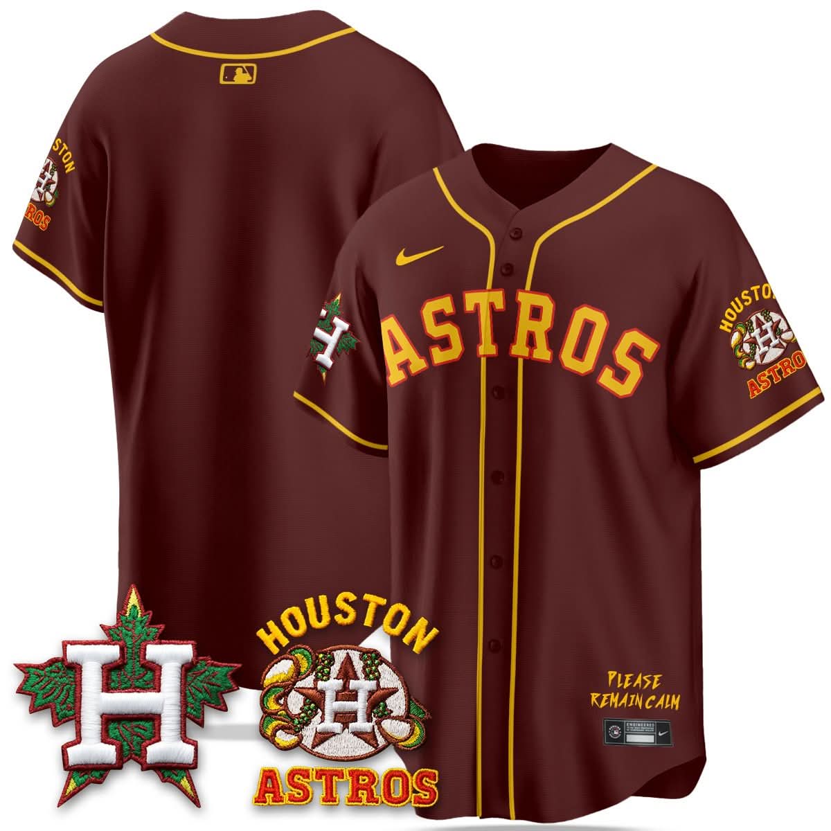 Houston Astros "Hopadillo" Limited Jersey - Stitched-Cuztomshoes