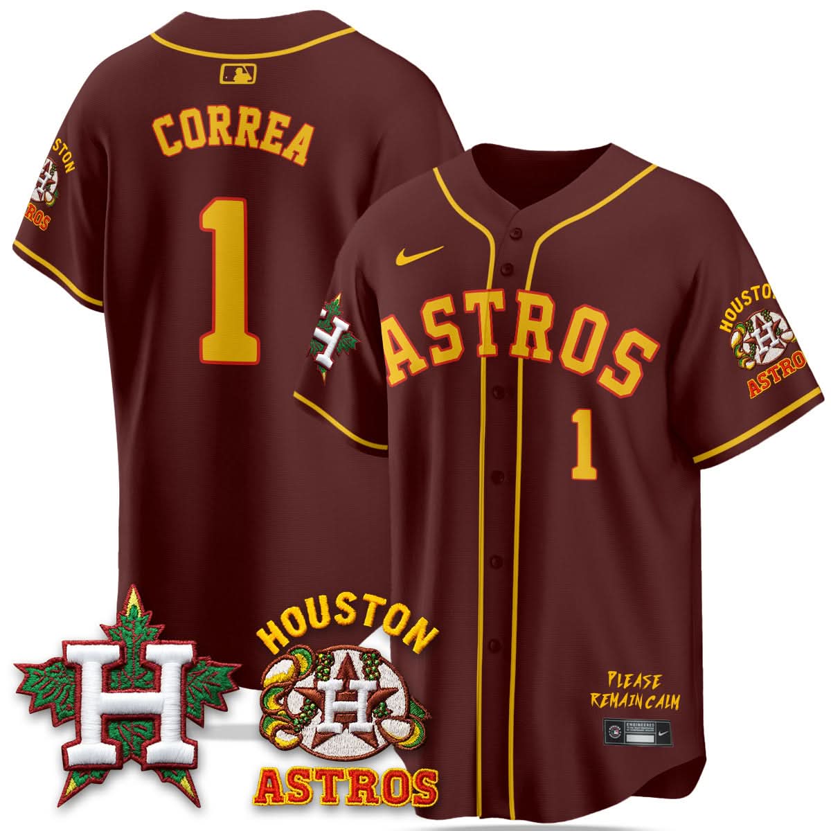 Houston Astros "Hopadillo" Limited Jersey - Stitched-Cuztomshoes