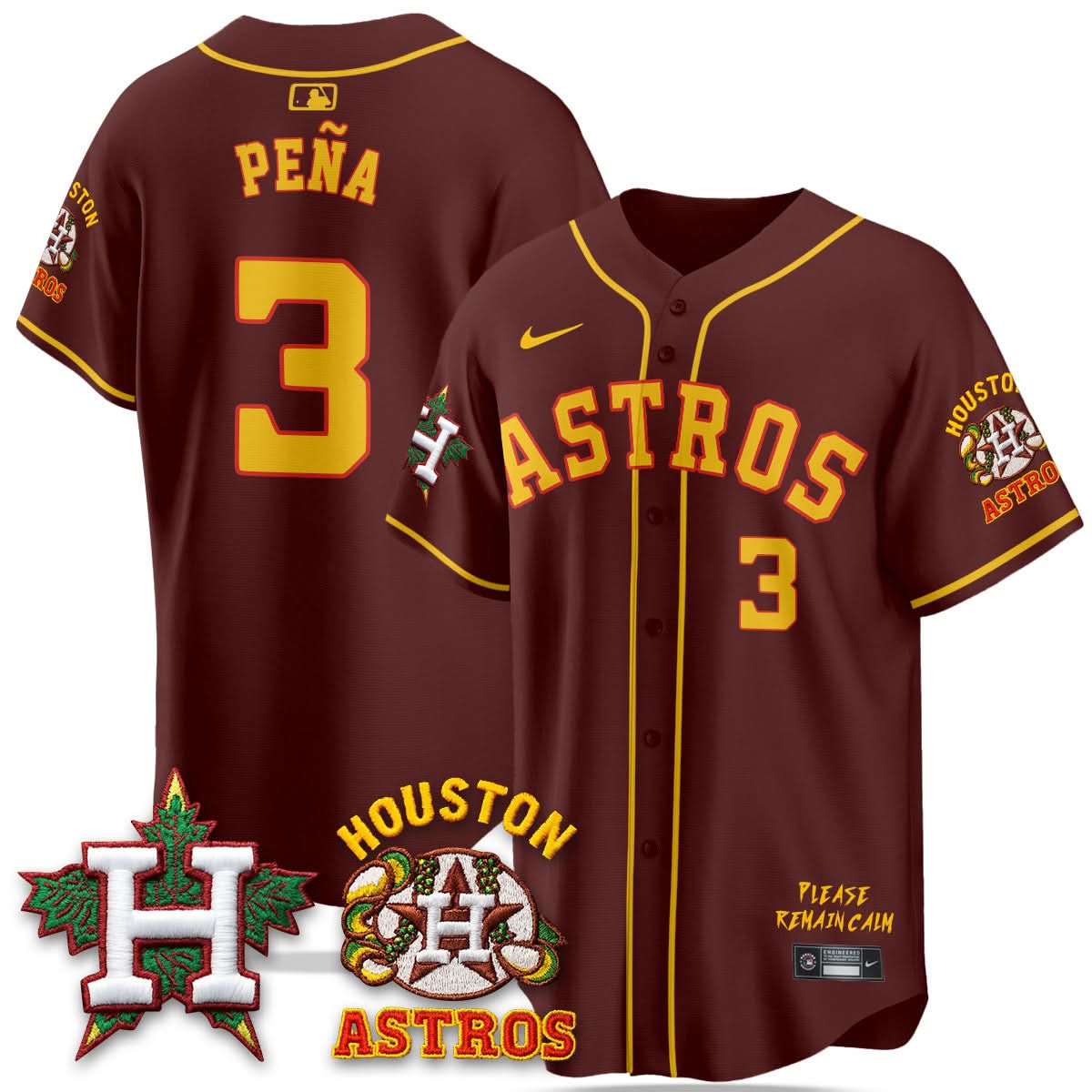 Houston Astros "Hopadillo" Limited Jersey - Stitched-Cuztomshoes