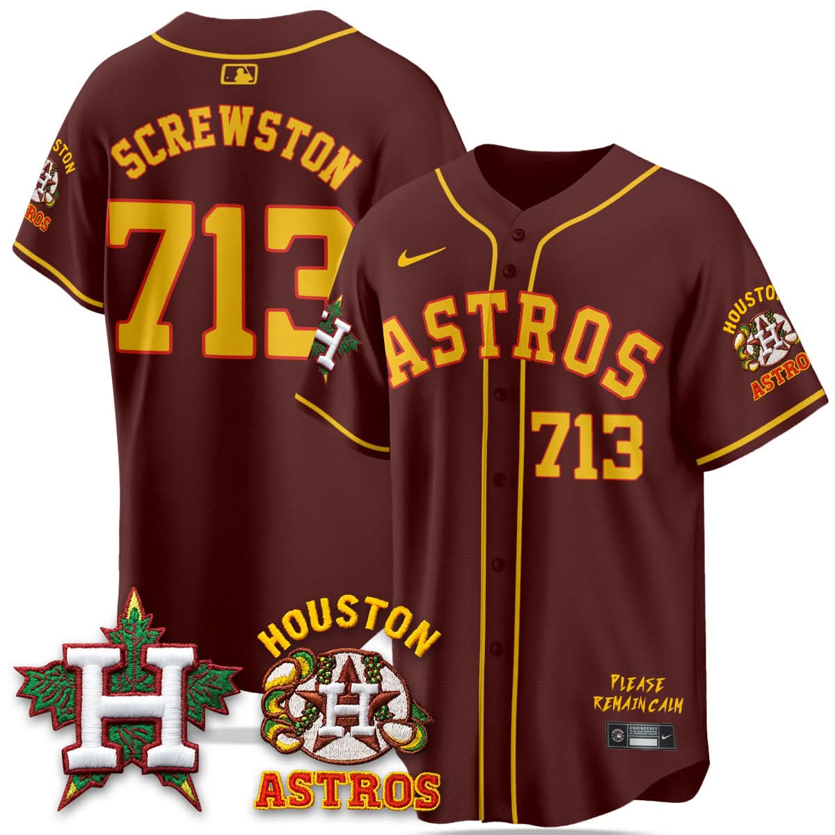 Houston Astros "Hopadillo" Limited Jersey - Stitched-Cuztomshoes
