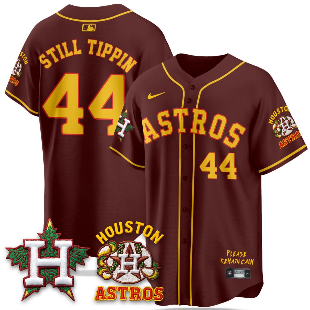 Houston Astros "Hopadillo" Limited Jersey - Stitched-Cuztomshoes