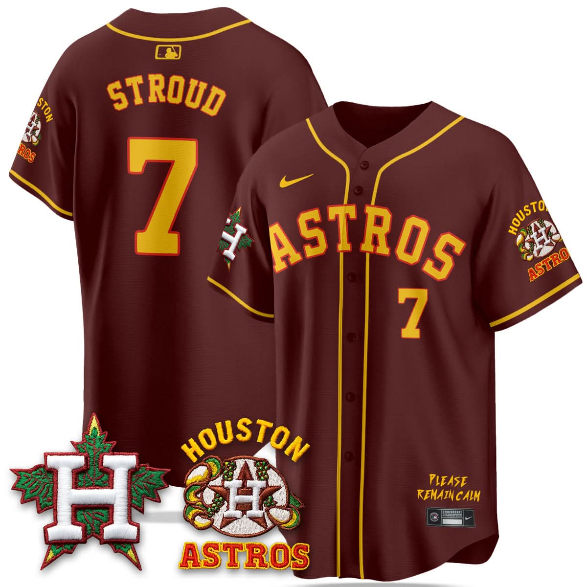 Houston Astros "Hopadillo" Limited Jersey - Stitched-Cuztomshoes