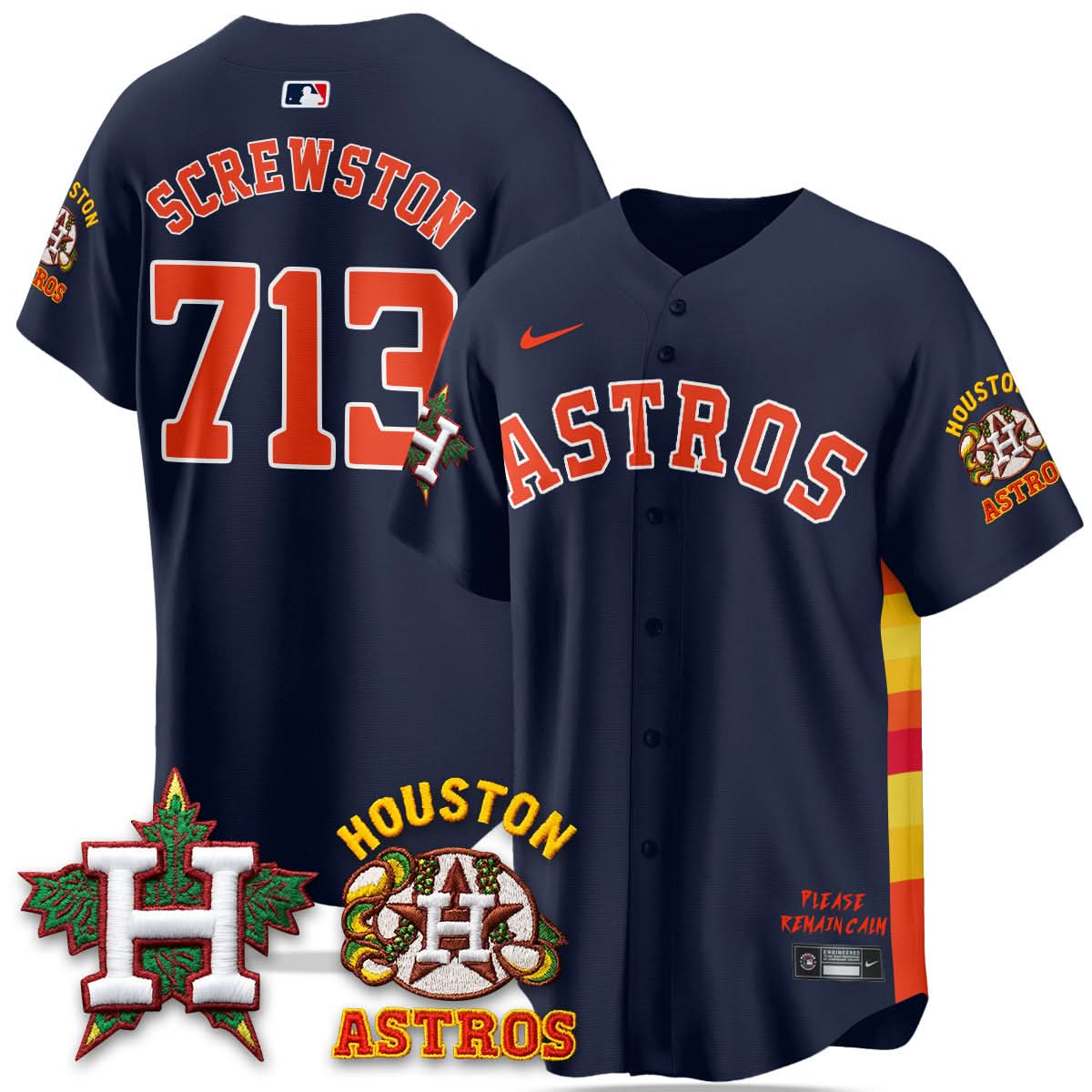 Houston Astros "Hopadillo" Limited Jersey - Stitched-Cuztomshoes