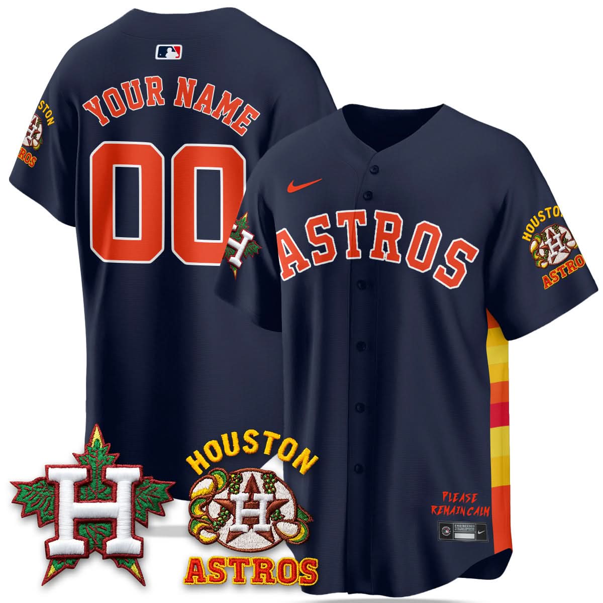 Houston Astros "Hopadillo" Limited Jersey - Stitched-Cuztomshoes