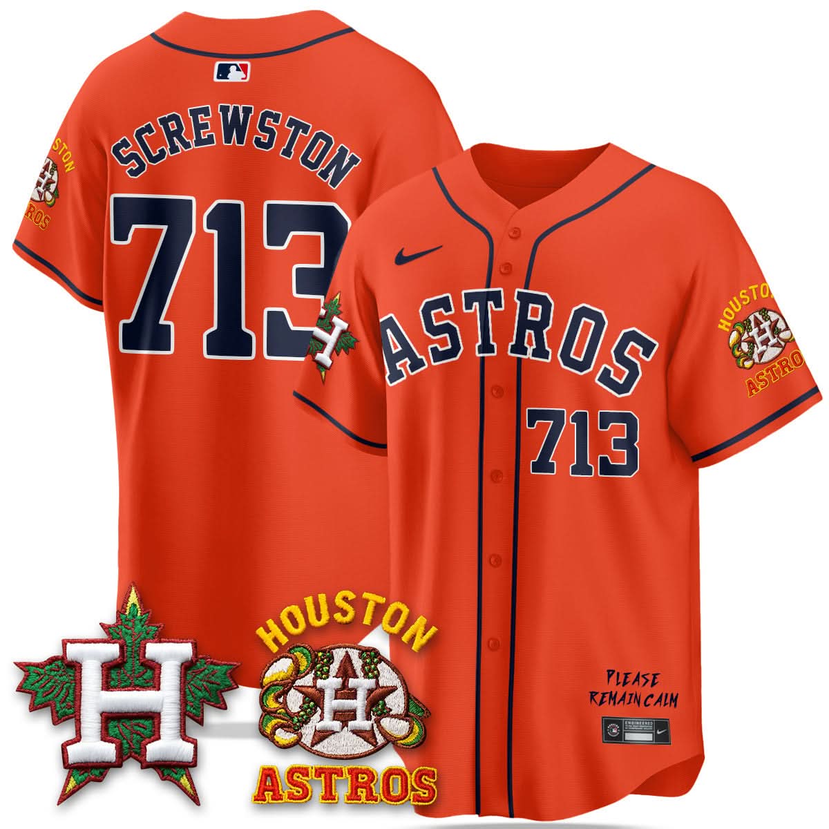 Houston Astros "Hopadillo" Limited Jersey - Stitched-Cuztomshoes