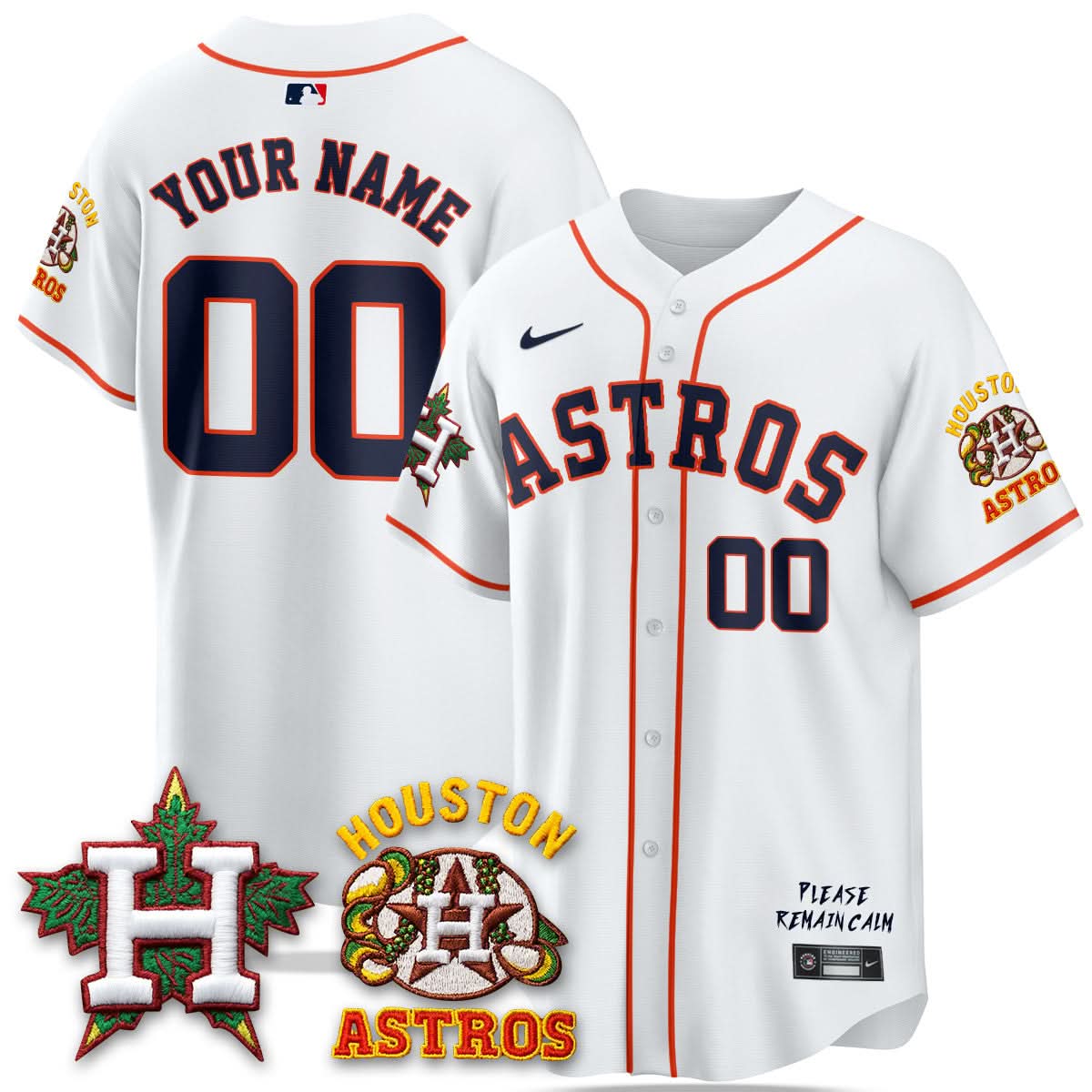 Houston Astros "Hopadillo" Limited Custom Jersey - Stitched-Cuztomshoes