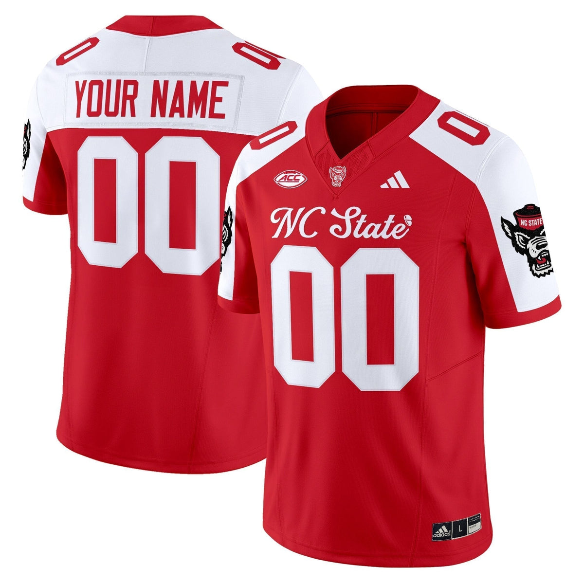 Nebraska Cornhuskers State Wolfpack 'City of Oaks' Vapor Limited Custom Jersey-Cuztomshoes