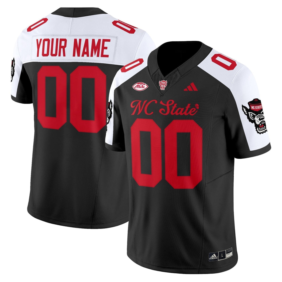 Nebraska Cornhuskers State Wolfpack 'City of Oaks' Vapor Limited Custom Jersey-Cuztomshoes