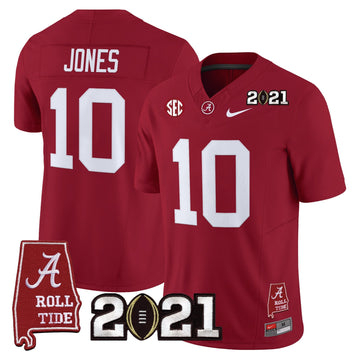 Alabama Crimson Tide '2021 CFP National Championship' Vapor Limited Jersey - Alabama Map