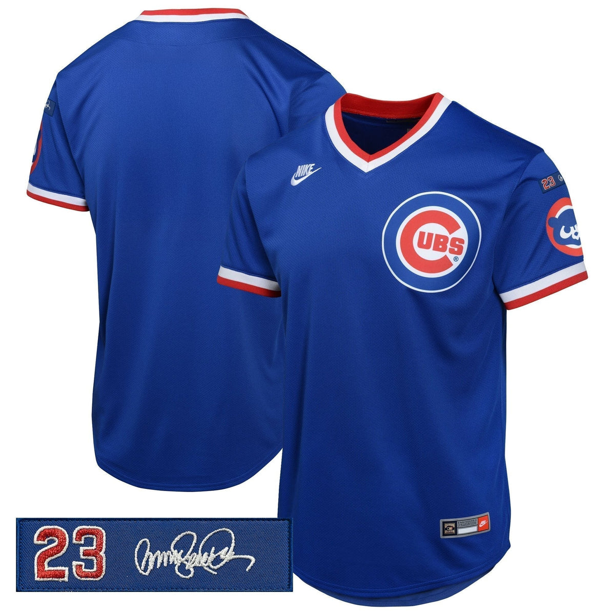 Chicago Cubs 'Ryne Sandberg Tribute Patch' Cooperstown Jersey - Stitched