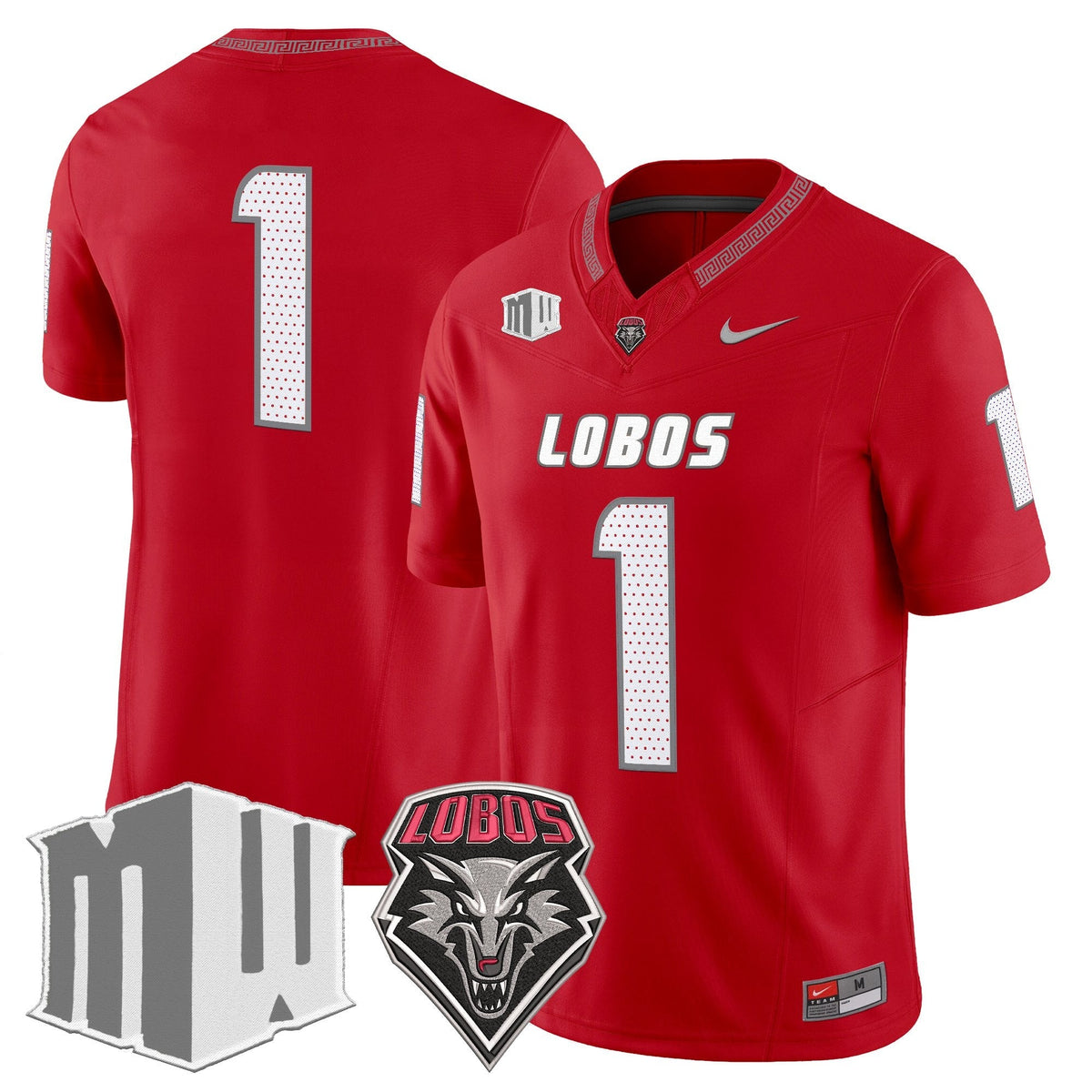 New Mexico Lobos 2026 Vapor Limited Jersey - Stitched-Cuztomshoes