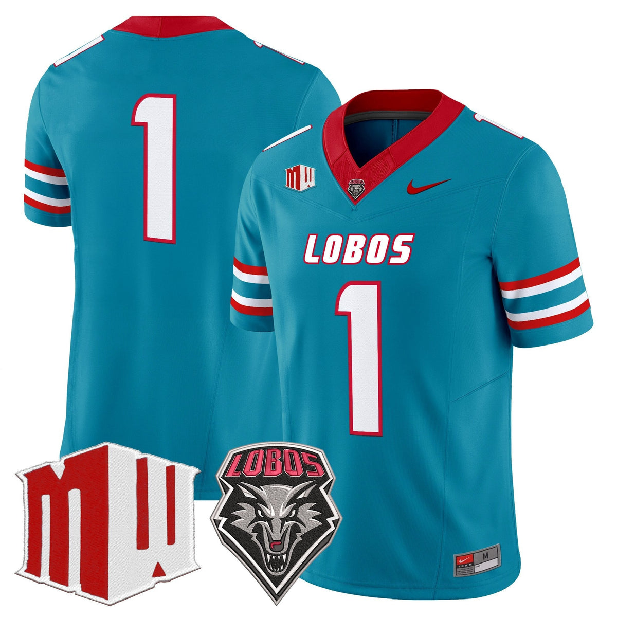 New Mexico Lobos 2026 Vapor Limited Jersey - Stitched-Cuztomshoes