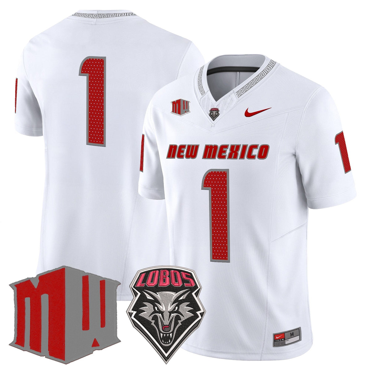 New Mexico Lobos 2026 Vapor Limited Jersey - Stitched-Cuztomshoes