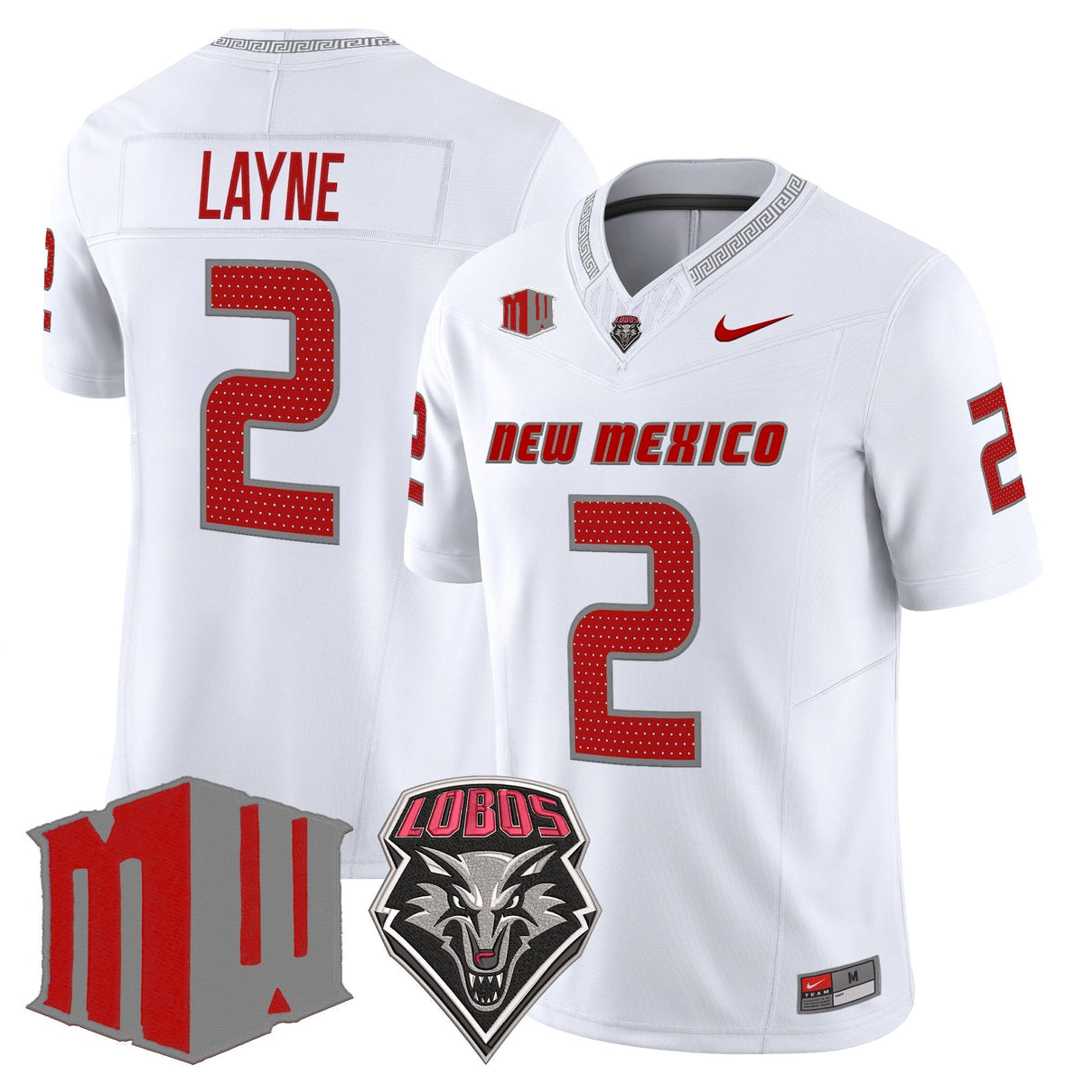 New Mexico Lobos 2026 Vapor Limited Jersey - Stitched-Cuztomshoes